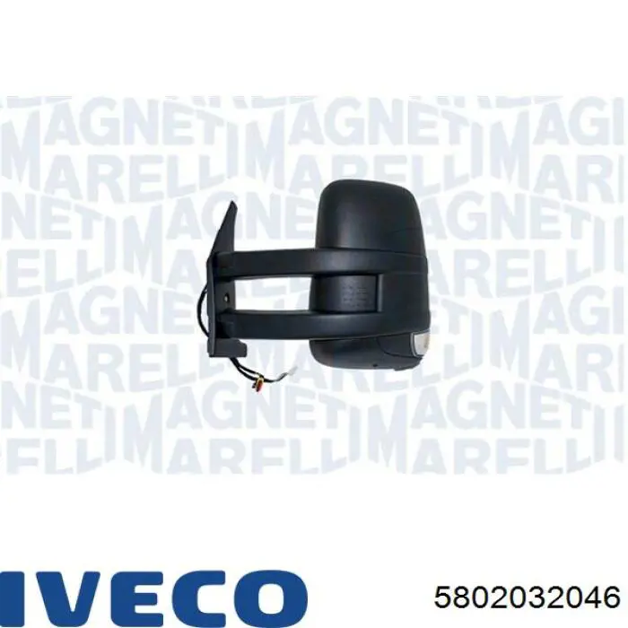 Правое боковое зеркало 5802032046 Iveco