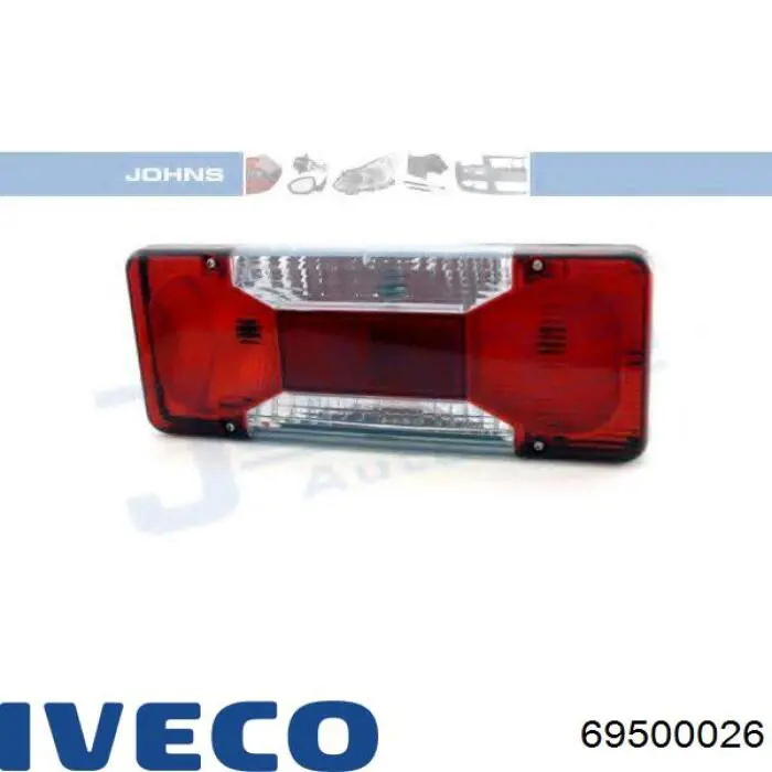 Фонарь задний правый Iveco 69500026 цена, от 24.33 USD