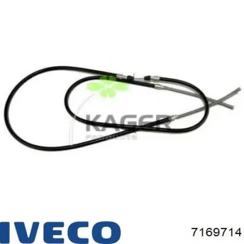 Задний трос ручника 7169714 Iveco
