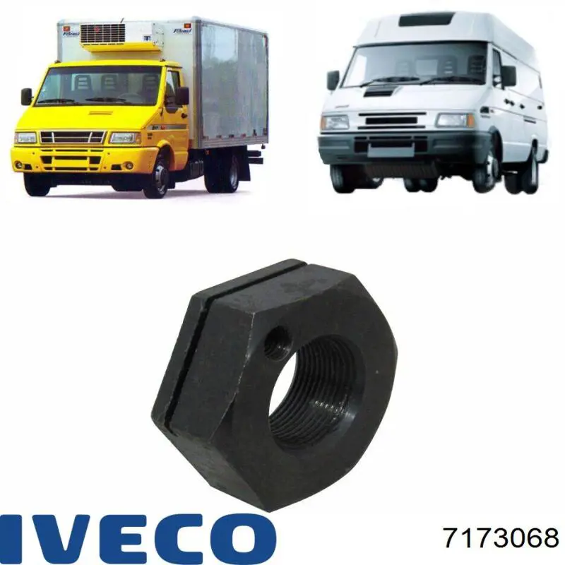 Гайка передней ступицы 7173068 Iveco