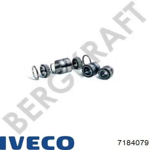 Подшипник задней ступицы 7184079 Iveco