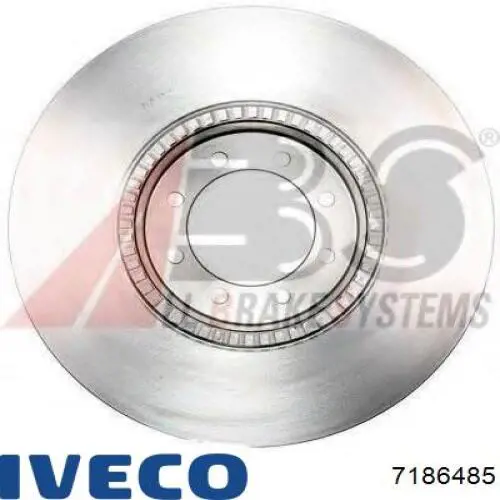Диск тормозной задний IVECO 7186485