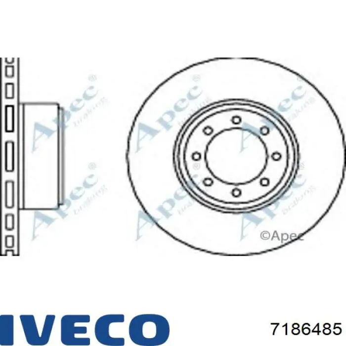 7186485 Iveco Дисковый тормоз