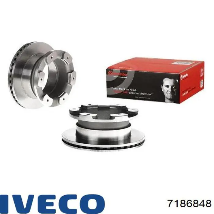 Задний тормозной диск Iveco 7186848 цена, от 77.50 USD