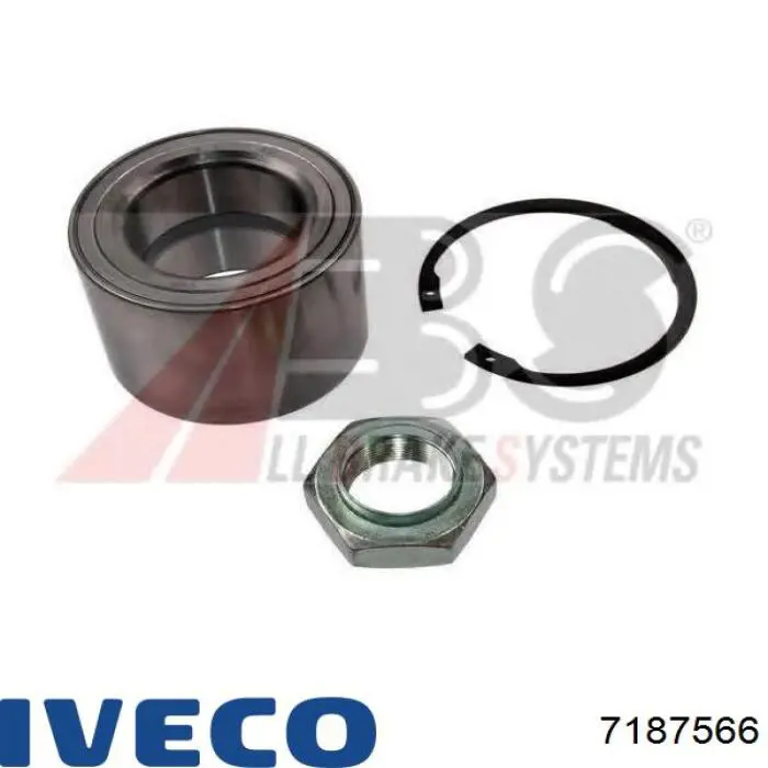 Подшипник ступицы задней наружный 7187566 Iveco