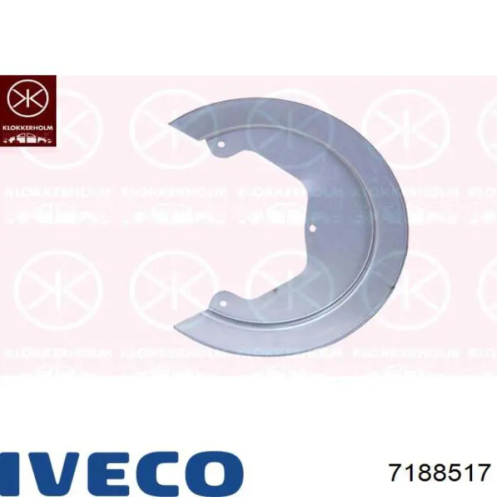 Защита тормозного диска заднего на Iveco Daily IV 