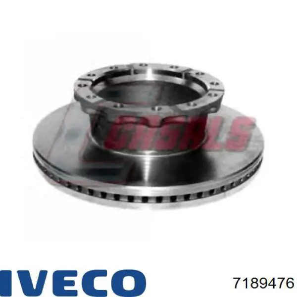 Задний тормозной диск Iveco 7189476 цена, от 118.76 USD