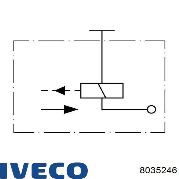 Клапан ТНВД отсечки топлива (дизель-стоп) 8035246 Iveco