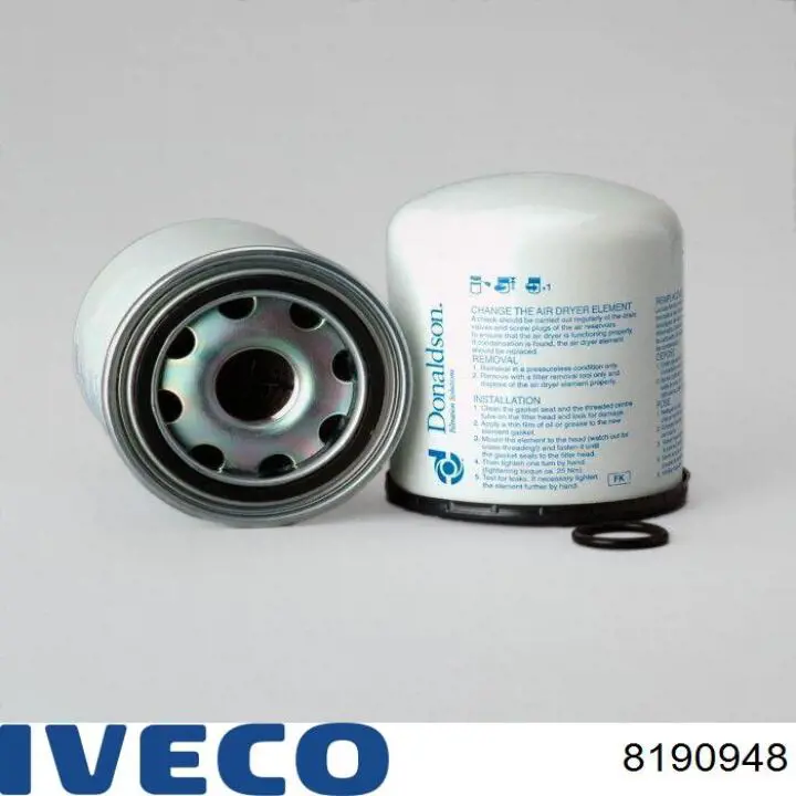Фильтр осушителя воздуха (влагомаслоотделителя) (TRUCK) Iveco 8190948 цена, от 14.03 USD