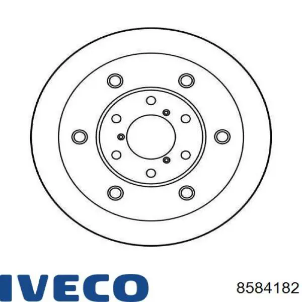 8584182 Iveco диск тормозной передний