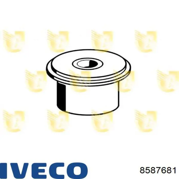 8587681 Iveco Сайлентблок задней рессоры, задний