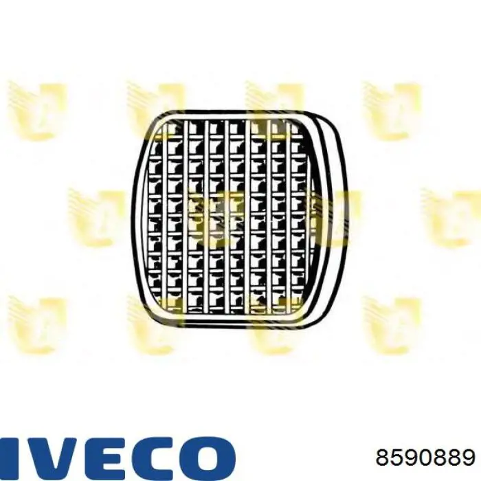 Накладка педали тормоза Iveco 8590889 цена, от 3.27 USD