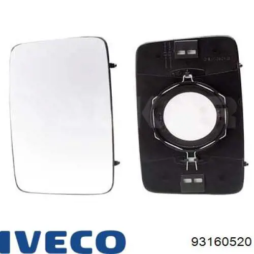 93160520 Iveco зеркальный элемент зеркала заднего вида