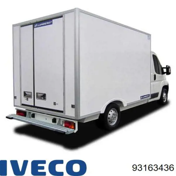 Стекло фонаря заднего правого 93163436 Iveco