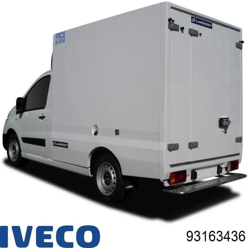 93163436 Iveco Стекло заднего фонаря, правого