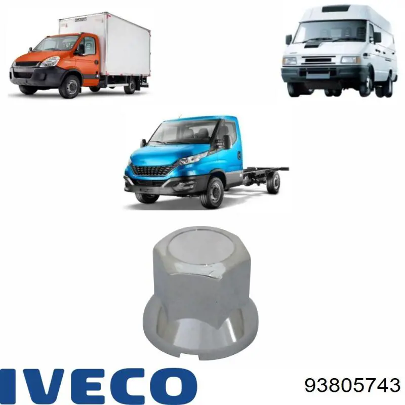 Гайка колесная 93805743 Iveco