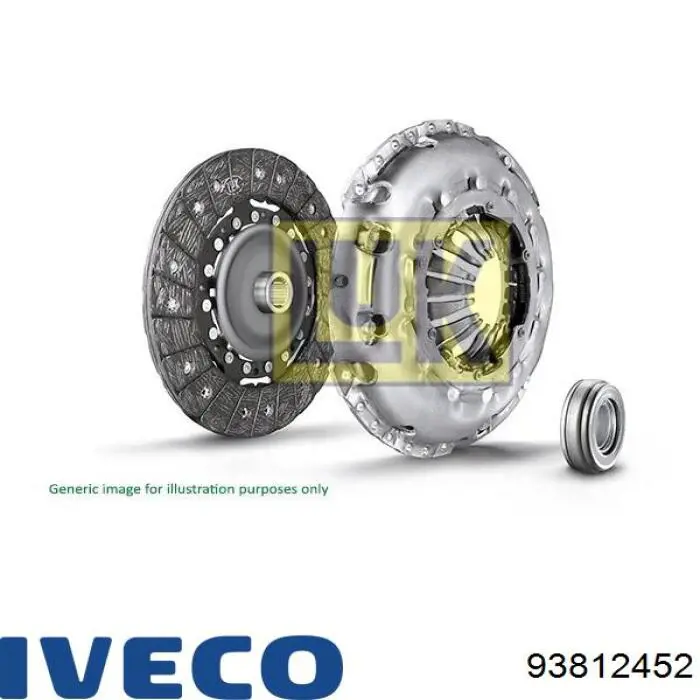 93812452 Iveco диск сцепления