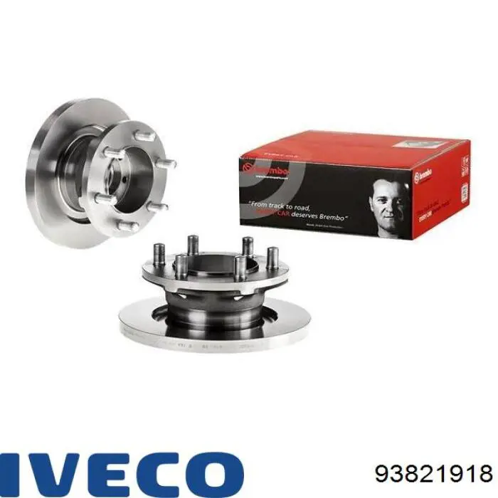 Передние тормозные диски 93821918 Iveco