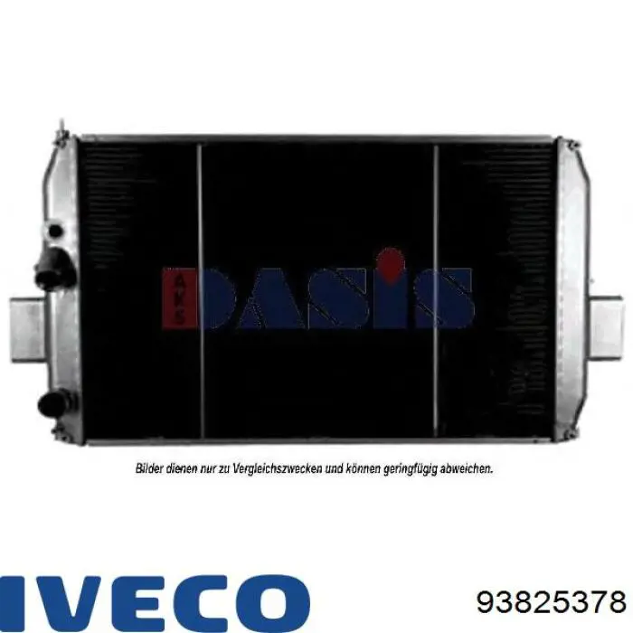 Радиатор 93825378 Iveco