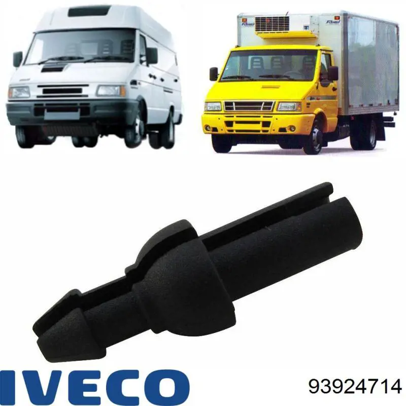 93924714 Iveco fecho da porta dianteira esquerda