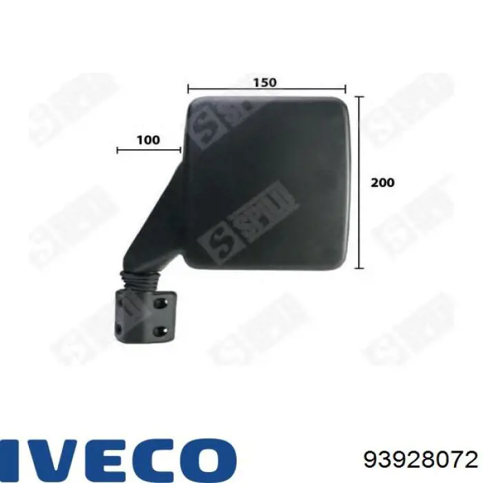 Наружное зеркало правое GP ORK93928072 цена, от 31.00 USD