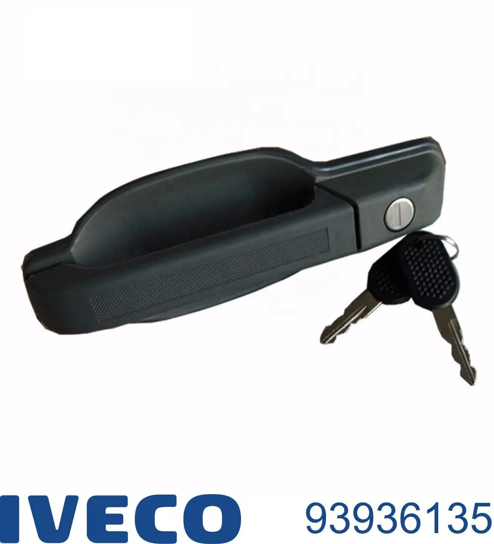 93932543 Iveco maçaneta dianteira direita da porta externa