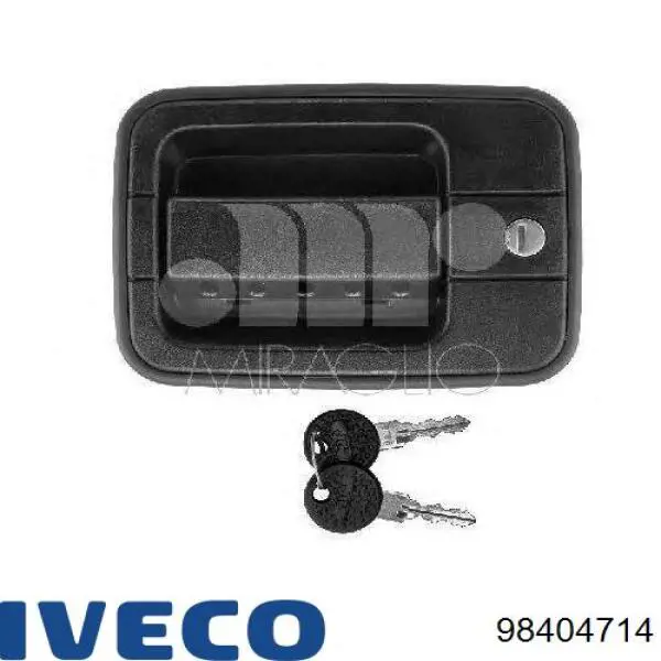 Ручка двери передней наружная левая 98404714 Iveco