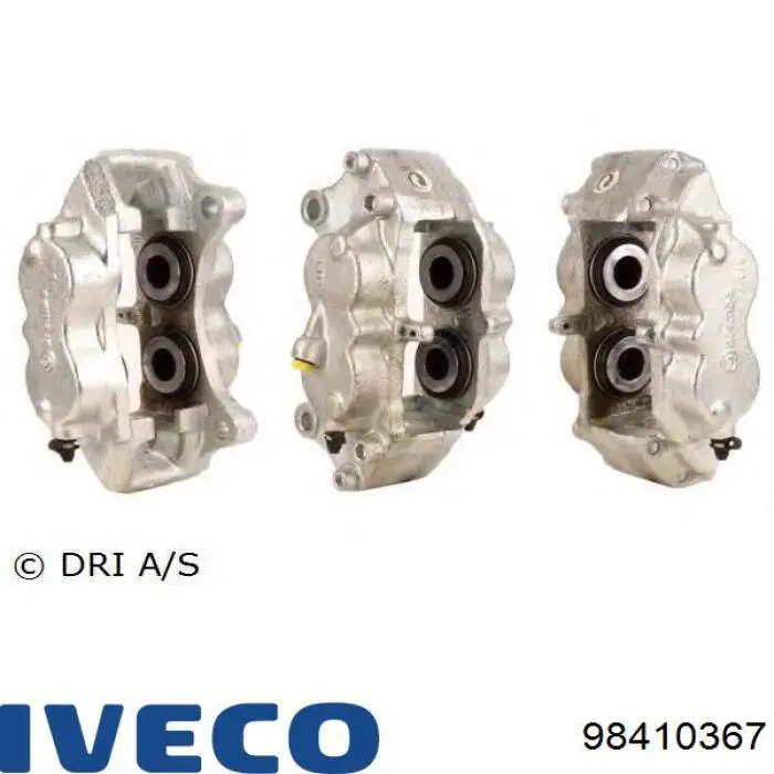 Суппорт тормозной передний правый 98410367 Iveco