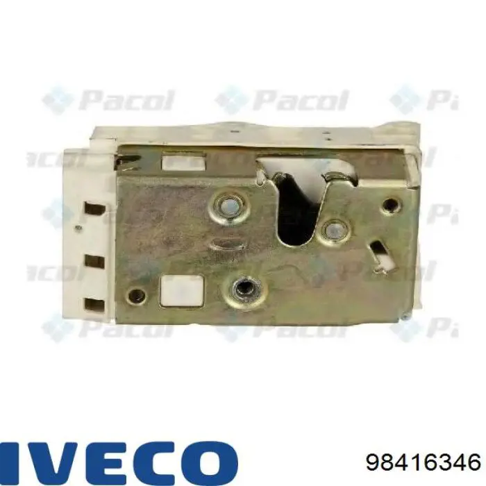 98416346 Iveco fecho da porta dianteira esquerda