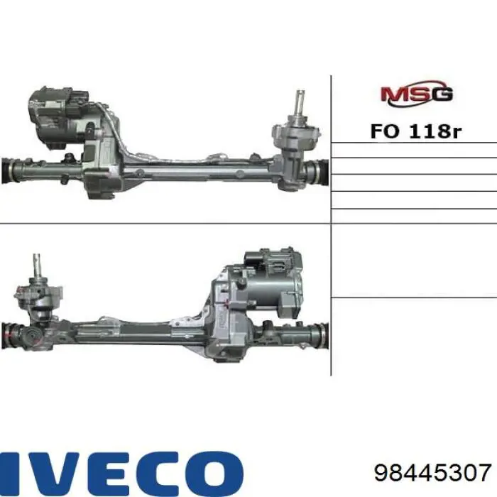 98445307 Iveco Управление рулевое в сборе