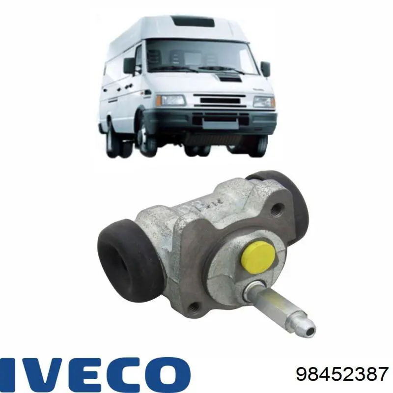 Цилиндр тормозной колесный 98452387 Iveco