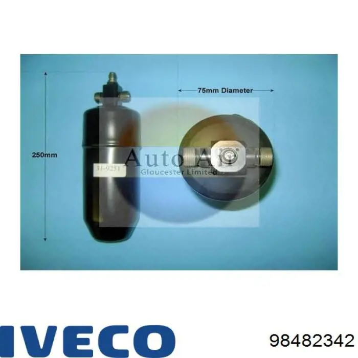 Осушитель кондиционера 98482342 Iveco