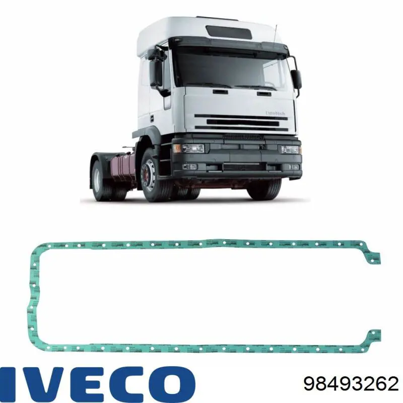 Прокладка поддона картера 98493262 Iveco