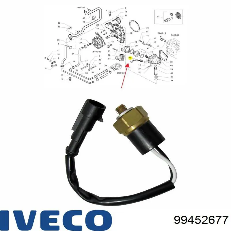 Купить ORK99452677 GP Термодатчик охлаждающей жидкости
