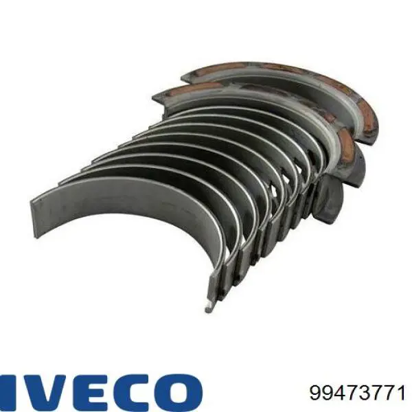 99473771 Iveco вкладыши коленвала коренные, комплект, стандарт (std)