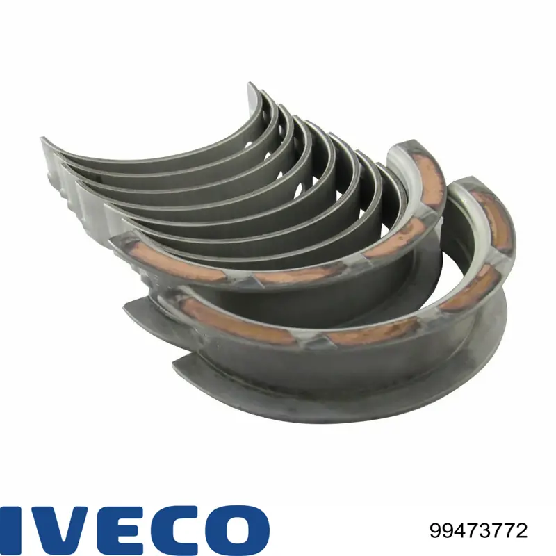 Вкладыши коленвала коренные, комплект, 1-й ремонт (+0,25) 7345M010 Glyco