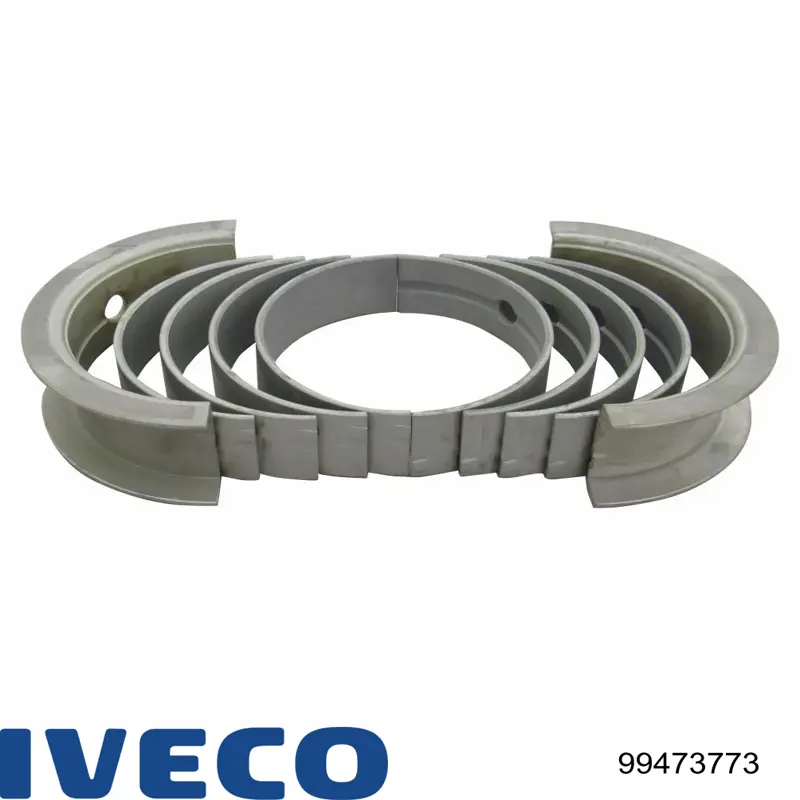 Купить 99473773 Iveco Вкладыши коленвала коренные, комплект, 2-й ремонт (+0,50)