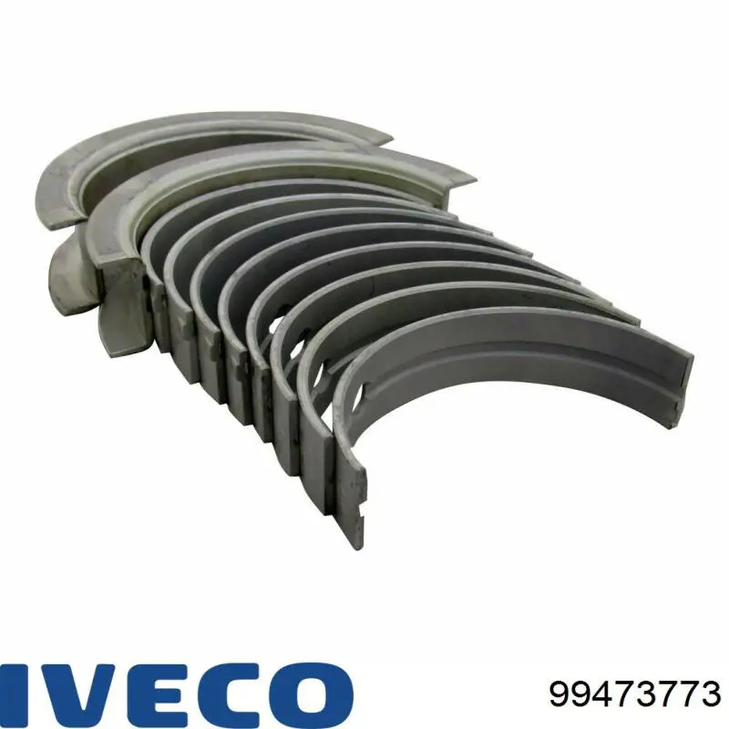 Вкладыши коленвала коренные, комплект, 2-й ремонт (+0,50) Iveco 99473773