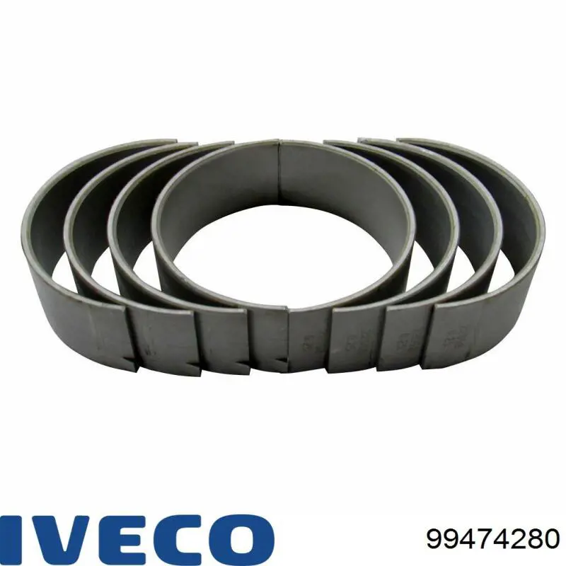 99474280 Iveco вкладыши коленвала шатунные, комплект, 1-й ремонт (+0,25)