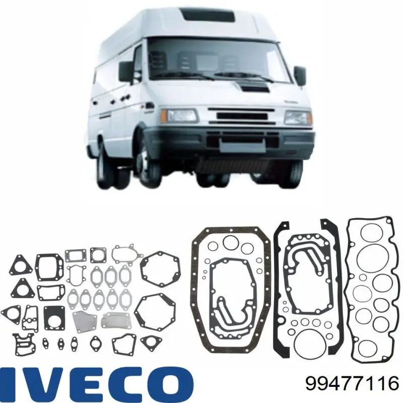 Полный комплект прокладок двигателя Iveco 99477116 цена, от 121.26 USD