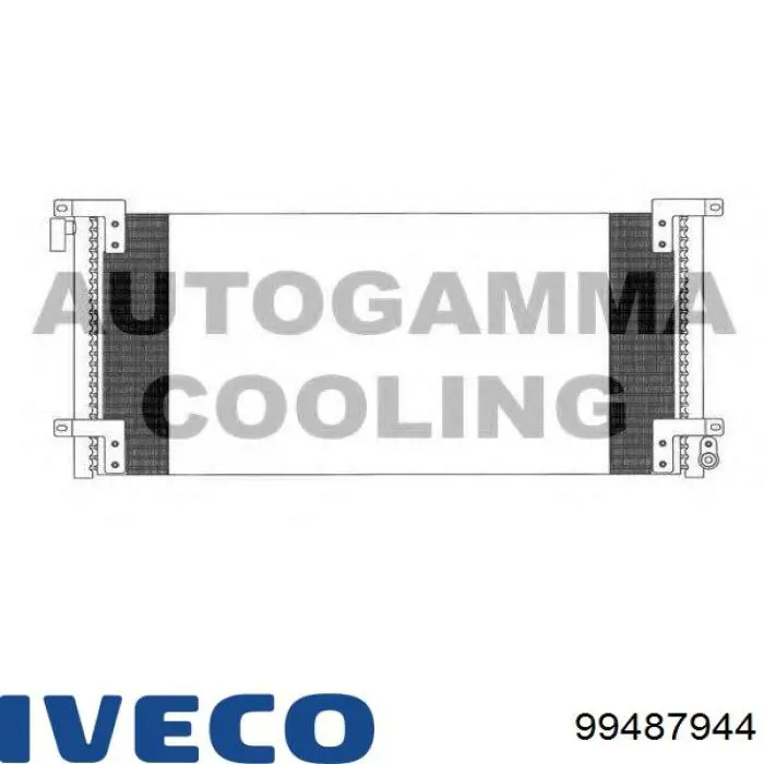 Конденсатор кондиционера Iveco 99487944 цена, от 84.93 USD