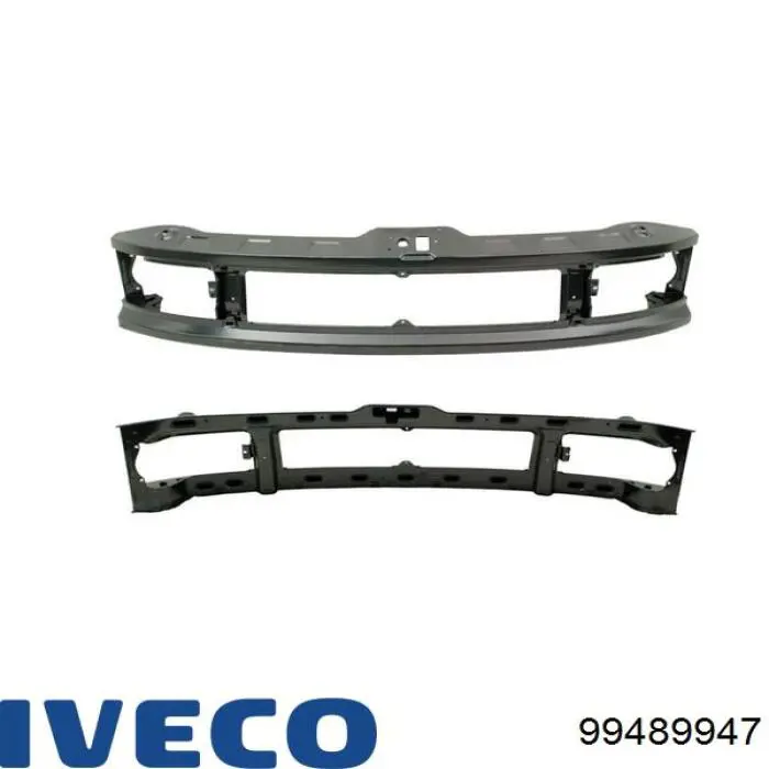 99489947 Iveco suporte do radiador montado (painel de montagem de fixação das luzes)