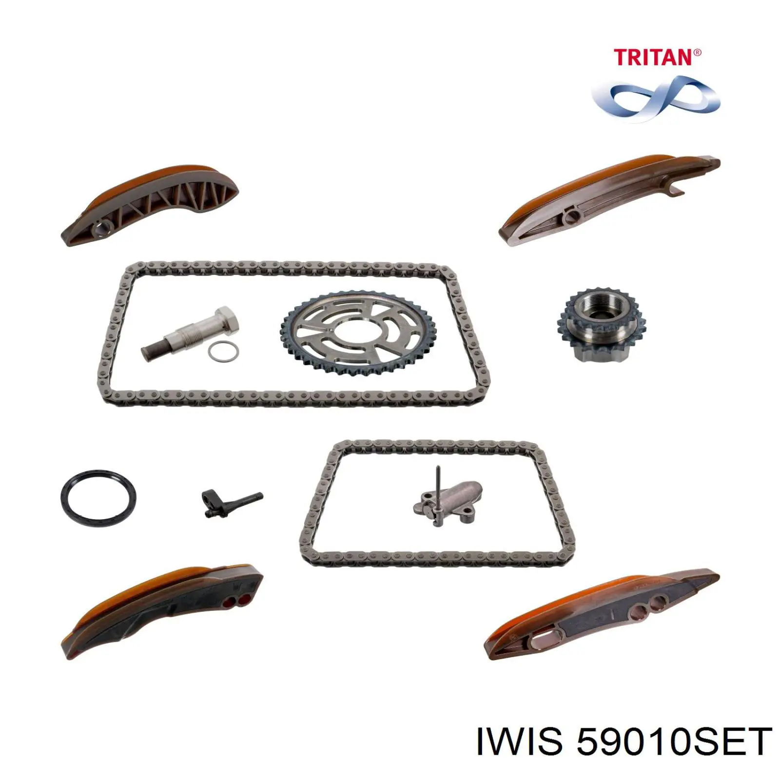 Ремкомплект ГРМ Iwis 59010SET цена, от 5.91 USD