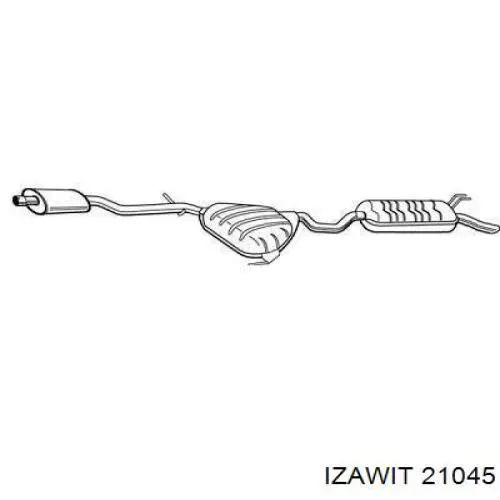 Купить 24401470 Opel Глушитель задний