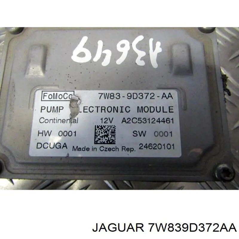  7W839D372AA Jaguar