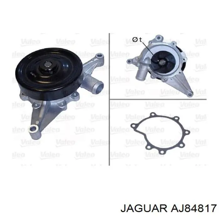 Помпа AJ84817 Jaguar