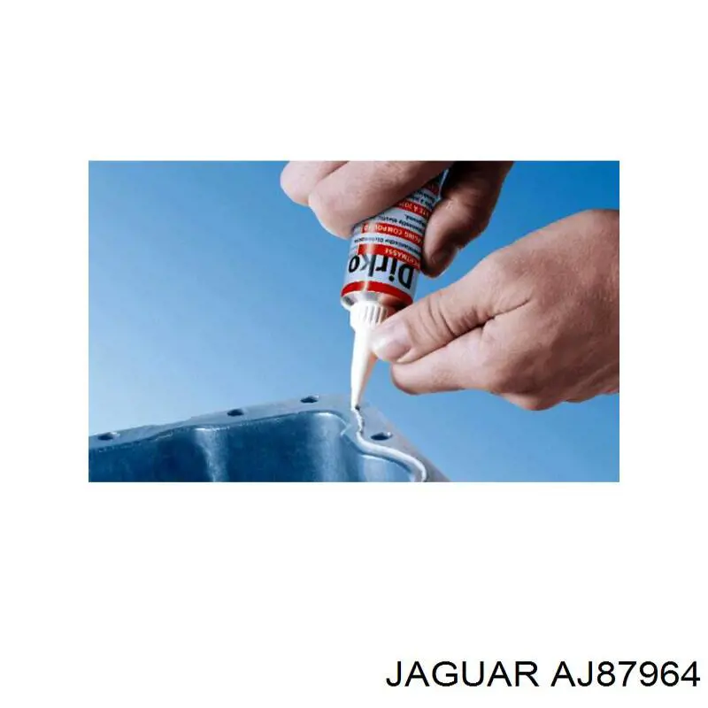 AJ87964 Jaguar Левая прокладка клапанной крышки