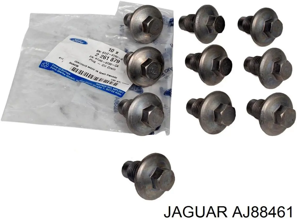 AJ88461 Jaguar пробка поддона двигателя