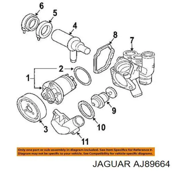  Jaguar AJ89664 цена, от 76.30 USD