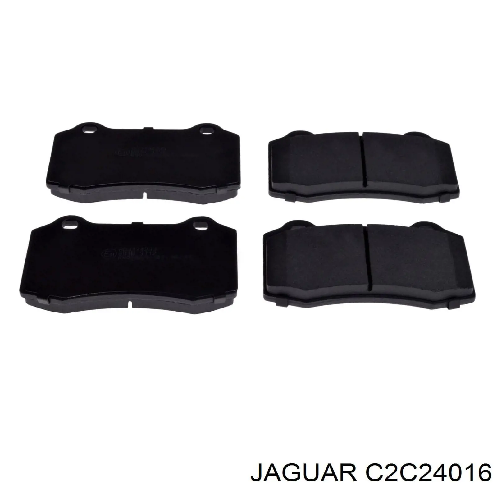 C2C24016 Jaguar колодки тормозные задние дисковые